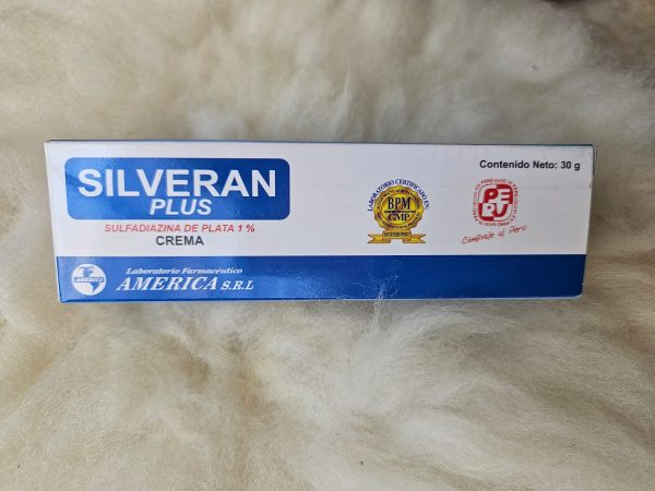 SILVERAN PLUS (Sulfadiazina de Plata 1%) 30 gr